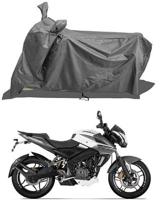 Matt Moon Two Wheeler Cover for Bajaj(Pulsar 200 NS DTS-i, Grey)