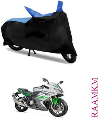 RAAMKM Two Wheeler Cover for Hero, Honda, Bajaj, Ather, TVS, Yamaha(Blue, Black)