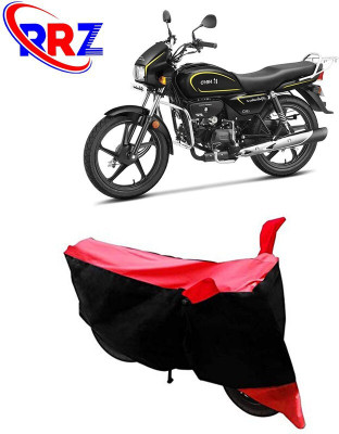 DeepShakshi AUTOMOTIVE Waterproof Two Wheeler Cover for Hero(MotoCorp Splendor Plus, Black, Red)