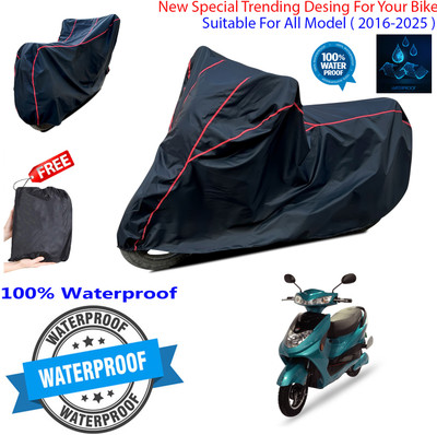 OliverX Waterproof Two Wheeler Cover for Okinawa(R30 electric scooter, Black)