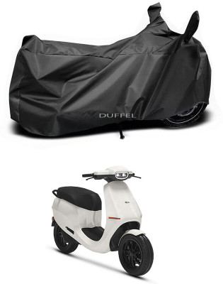 Duffel Two Wheeler Cover for Ola(Electric, Black)