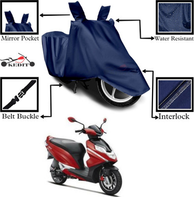 KEDIT Two Wheeler Cover for Hero(Dare BS6, Blue)