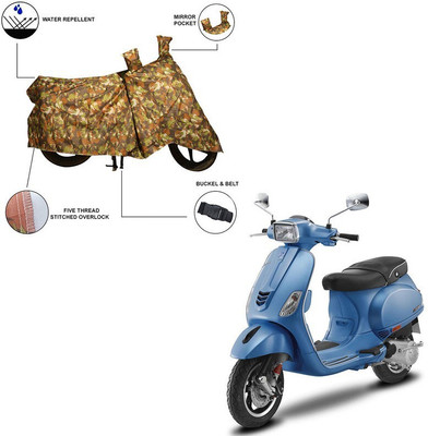 Furnish Flow Two Wheeler Cover for Vespa(Vespa SXL 125, Multicolor)