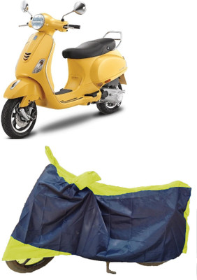 AutoFave Two Wheeler Cover for Vespa(Vespa VXL 125, Blue, Green)