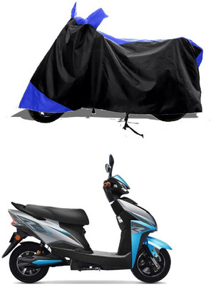 GROFATIK Two Wheeler Cover for Techo Electra(Electra Delux, Blue)