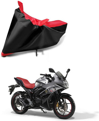 AutoGalaxy Waterproof Two Wheeler Cover for Suzuki(Gixxer Special Edition, Red, Black)