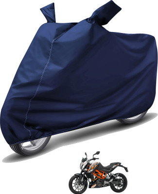 Auto Hub Waterproof Two Wheeler Cover for KTM(Duke 390, Blue)