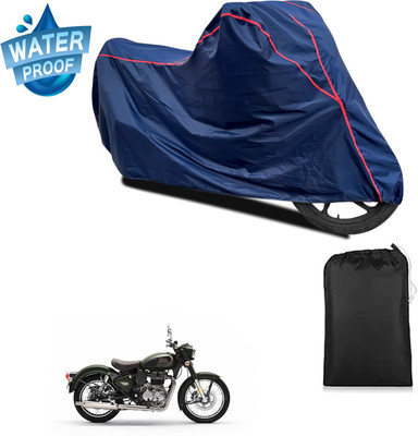PAGORA Waterproof Two Wheeler Cover for Royal Enfield(Standard 350, Blue)