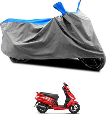 CODOKI Waterproof Two Wheeler Cover for Hero(Maestro Edge, Grey, Blue)