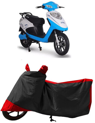 GROFATIK Two Wheeler Cover for Ampere(Reo Elite BS6, Red)