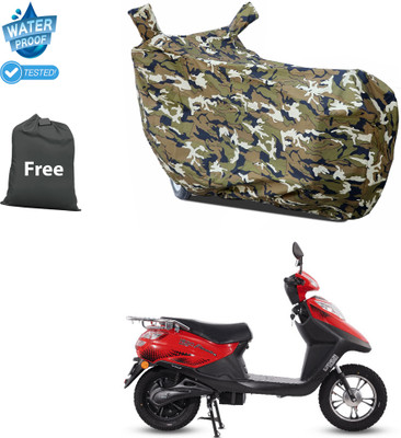 PAGORA Waterproof Two Wheeler Cover for Hero(Electric Flash BS6, Yellow)