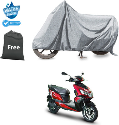 GOSHIV-car and bike accessories Waterproof Two Wheeler Cover for Okinawa(Silver)