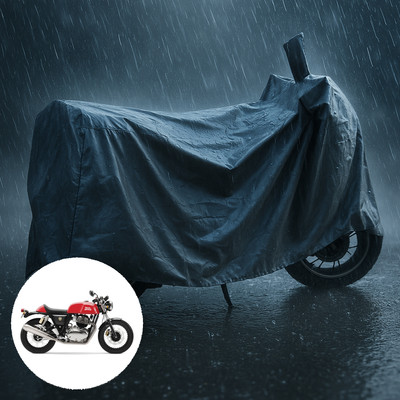 CODOKI Waterproof Two Wheeler Cover for Royal Enfield(Continental GT, Grey)