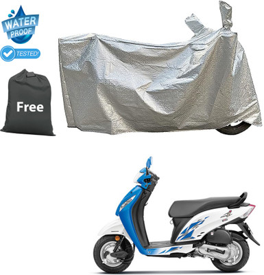 CODOKI Waterproof Two Wheeler Cover for Honda(Activa i, Silver)