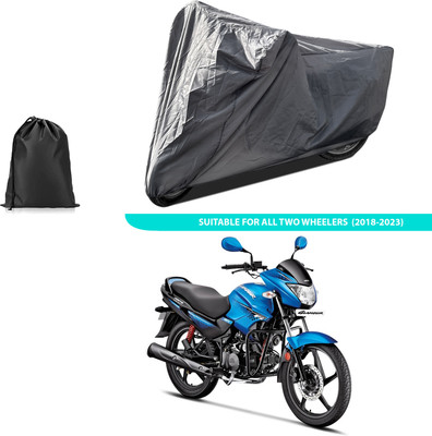 PAGORA Two Wheeler Cover for Hero(Glamour Programmed FI BS6, Grey)