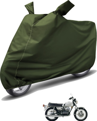 Auto Hub Waterproof Two Wheeler Cover for Yamaha(RD 350, Green)