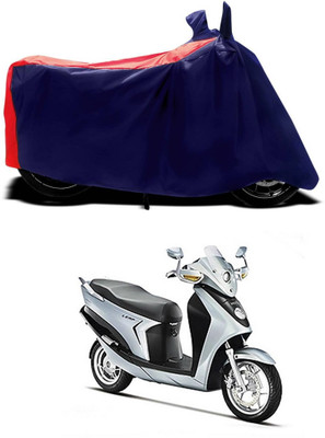 CODOKI Waterproof Two Wheeler Cover for Hero(Leap Hybrid SES BS6, Red)