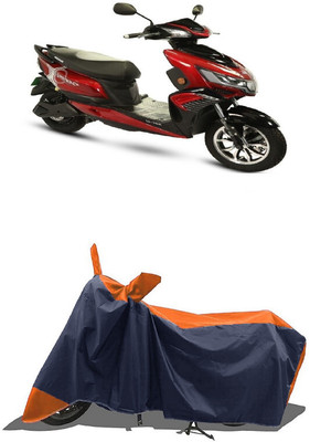 SUGASHRI Waterproof Two Wheeler Cover for Okinawa(i-Praise, Orange, Blue)