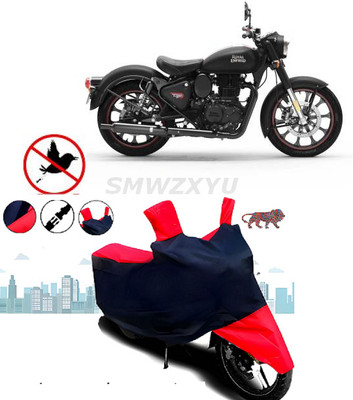 smwzxyu Two Wheeler Cover for Royal Enfield(350, Red)