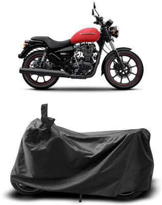 KEDIT Two Wheeler Cover for Royal Enfield(Thunderbird 350, Black)