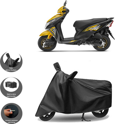 WMIZEXA Waterproof Two Wheeler Cover for Honda(Dio, Black)