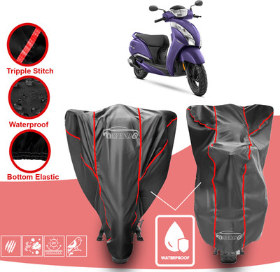 Defendo Waterproof Two Wheeler Cover for TVS(Jupiter 125, Grey)
