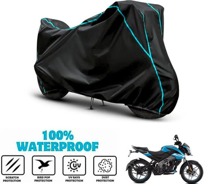 ANTHUB Waterproof Two Wheeler Cover for Bajaj(Pulsar NS125, Black)