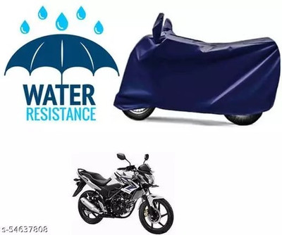 gurukul mart Waterproof Two Wheeler Cover for Revolt(CT100, Blue)