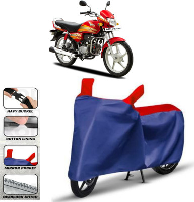 WMIZEXA Two Wheeler Cover for Hero(HF Deluxe i3s, Red)