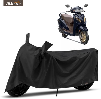 AG MOTO Two Wheeler Cover for Honda(Activa 6G, Black)