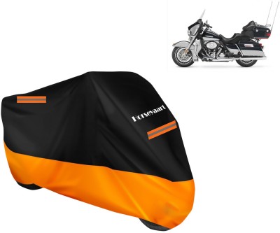 Horseyaart Waterproof Two Wheeler Cover for Harley Davidson(Electra Delux, Orange)