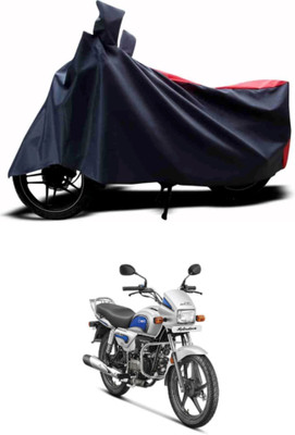 MMSSTAR Waterproof Two Wheeler Cover for Hero(Splendor Plus, Blue, Red)