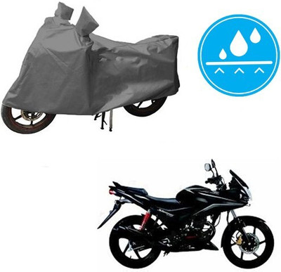 DeepShakshi AUTOMOTIVE Waterproof Two Wheeler Cover for Honda(CBF Stunner, Grey)
