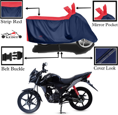 KEDIT Two Wheeler Cover for Honda(CB Twister, Red, Blue)