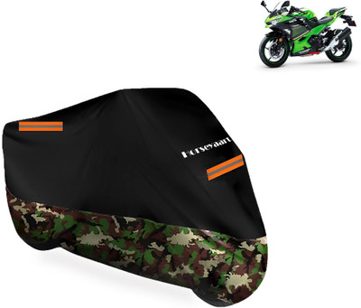 Horseyaart Waterproof Two Wheeler Cover for Kawasaki(Ninja 650 BS6, Multicolor)