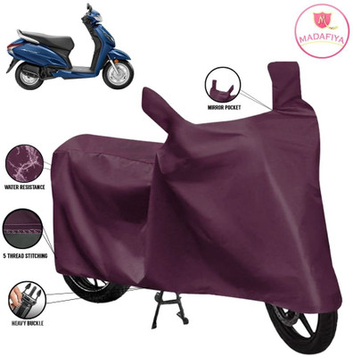 MADAFIYA Waterproof Two Wheeler Cover for Honda(Activa 5G, Maroon)