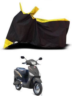 VESMEI Two Wheeler Cover for Hero(Electric Optima Li BS6, Yellow)