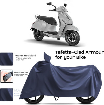 WMIZEXA Two Wheeler Cover for Universal For Bike(Chetak, Blue)