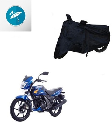 MMSSTAR Waterproof Two Wheeler Cover for TVS(Flame SR125, Black)