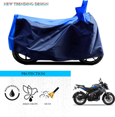 SnehaSales Waterproof Two Wheeler Cover for Bajaj(Pulsar 200NS FI, Black, Blue)