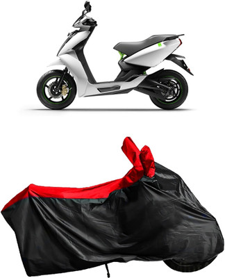 Autofly Waterproof Two Wheeler Cover for Ather(450, Red, Black)