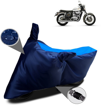 THE REAL ARV Waterproof Two Wheeler Cover for JAWA(Standardv, Blue)