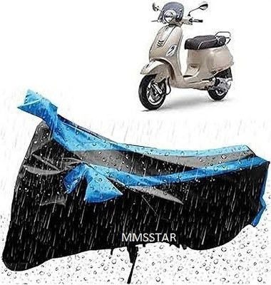 Mdstar Waterproof Two Wheeler Cover for Honda(400NK, Blue, Black)