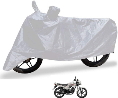 Auto Hub Waterproof Two Wheeler Cover for Honda(Dream Yuga, Silver)