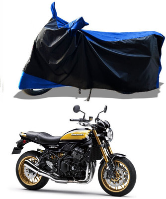 DeepShakshi AUTOMOTIVE Waterproof Two Wheeler Cover for Kawasaki(Z900RS, Blue)