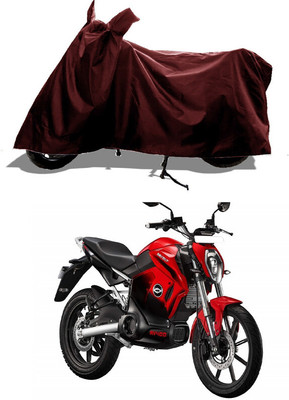 GROFATIK Two Wheeler Cover for Revolt(Motors E-Bike, Maroon)