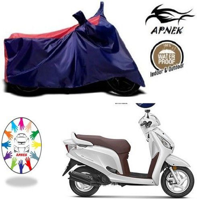 DeepShakshi AUTOMOTIVE Waterproof Two Wheeler Cover for Honda(Aviator, Blue, Red)