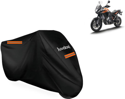 Juvdoxj Waterproof Two Wheeler Cover for KTM(1050 Adventure, Black)