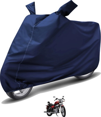 Auto Hub Waterproof Two Wheeler Cover for Royal Enfield(Thunderbird 500, Blue)