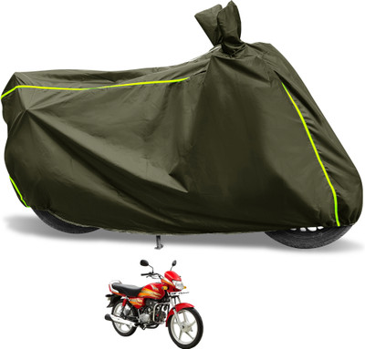 Euro Care Waterproof Two Wheeler Cover for Hero(HF Deluxe, Green)
